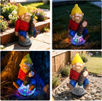 Solar Gnome Statue Light, Yard Decor