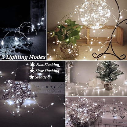 Christmas Porch String Lights 12-Pack, 20 LED Waterproof