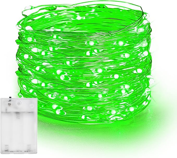 60 LED Christmas Twinkle Lights, 20ft Waterproof for Yard