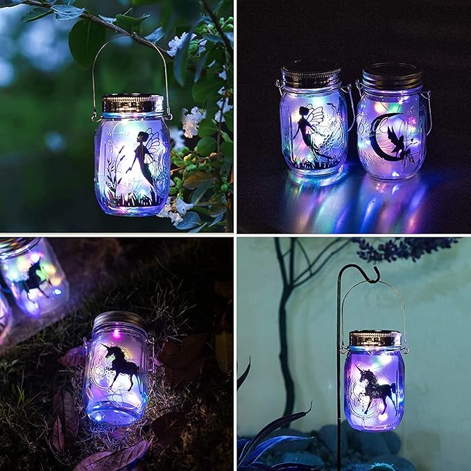 8-Pack Outdoor String Lights, Waterproof LED