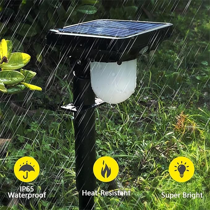 S NMT Super Bright Outdoor Solar Garden Lights Motion Sensor Pathway Light Landscape Lighting for Yard, IP65 Waterproof Solar Powered Porch Lights Walkway Lawn Patio Garden Decor