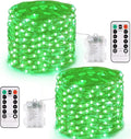 2-Pack Christmas String Lights, 132ft 400 LED Waterproof Twinkle Lights