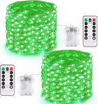 2-Pack Christmas String Lights, 132ft 400 LED Waterproof Twinkle Lights