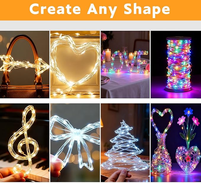 Christmas Yard String Lights 10-Pack, 10ft 30 LED Waterproof