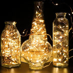 4-Pack Outdoor String Lights, Warm White Waterproof LED