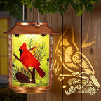 Cardinal Solar Yard Lanterns, Decorative Waterproof LED