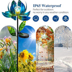 Solar Pathway Lights, Waterproof LED Garden Lights