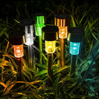 Solar Yard Path Lights 12-Pack, Waterproof