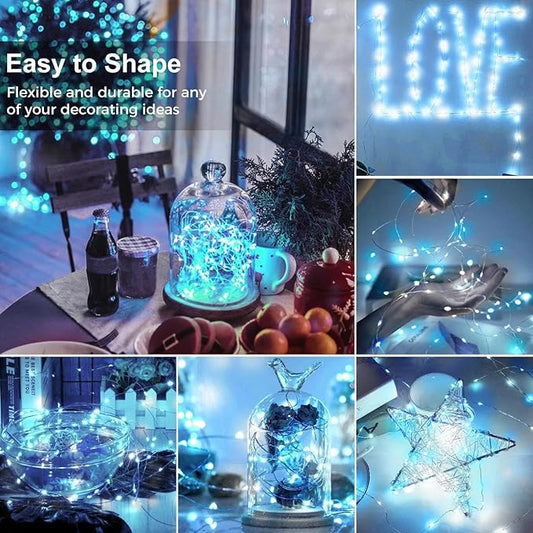 12-Pack Christmas Twinkle Lights, Waterproof for Patio