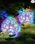 2-Pack Solar Landscape Lights for Driveway
