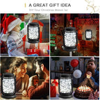 Garden Solar Lantern Set 4-Pack, Decorative Porch Lighting
