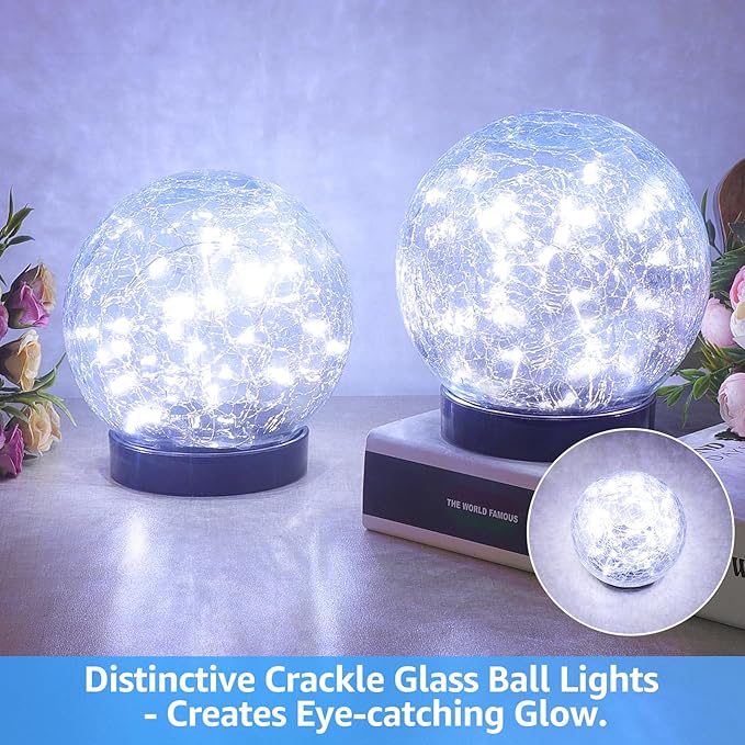 Solar Garden Path Lights, Waterproof