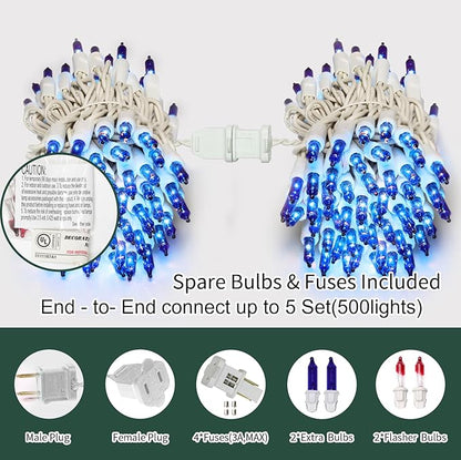 Christmas String Lights, Waterproof Twinkle Lights