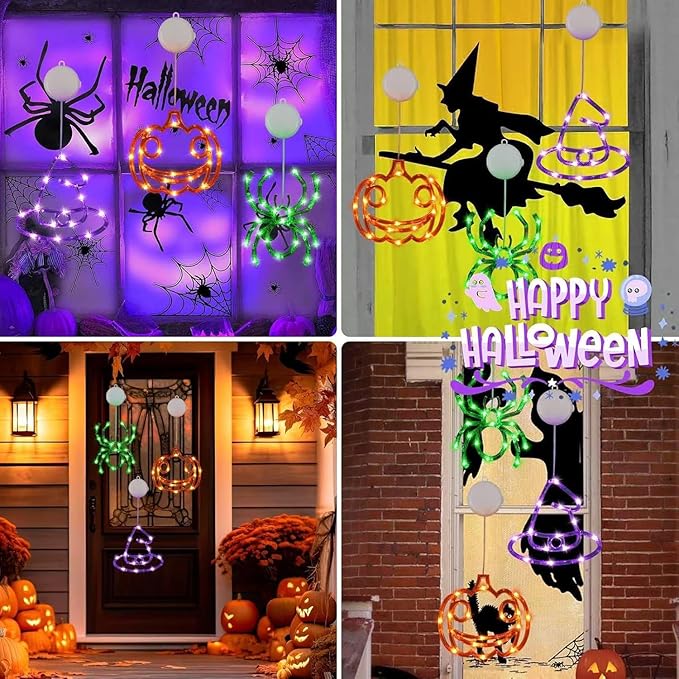 Halloween Fairy Lights 3-Pack, Battery Twinkle Lights