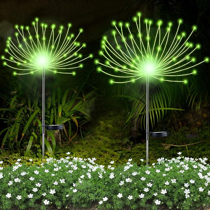 Green Solar Pathway Lights, Garden LED