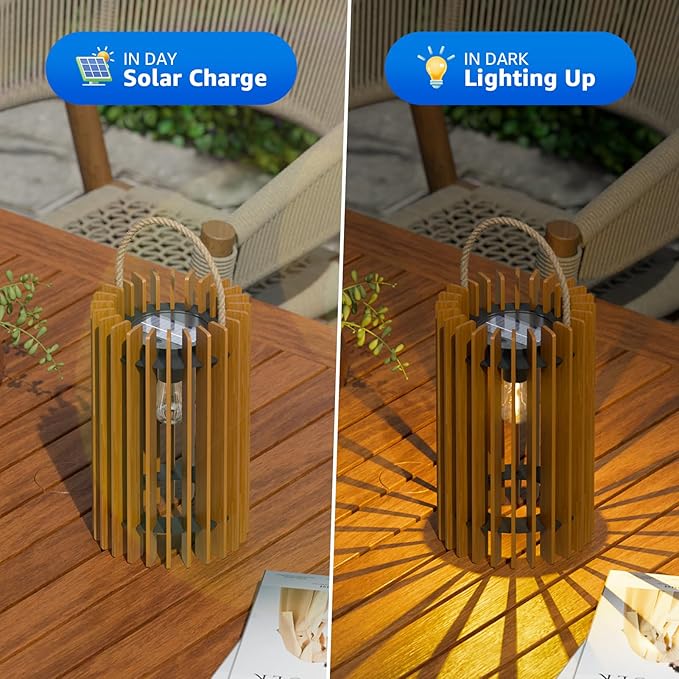 Solar Garden Lanterns, Garden Hanging LED Decor