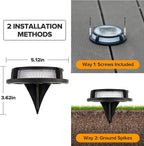 Solar Dock Lights 12-Pack, Waterproof LED