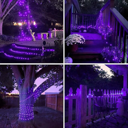 2-Pack Christmas String Lights, 132ft 400 LED Waterproof Twinkle Lights