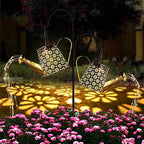 2-Pack Solar Watering Can Fairy Lights, 90 LED