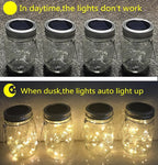 Solar Garden Path Lights 4-Pack, Waterproof