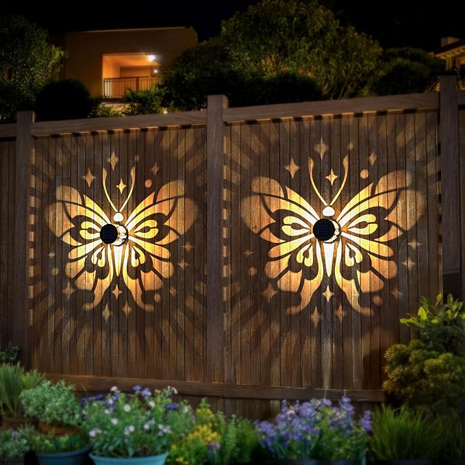 4-Pack Yard Solar Lights, Waterproof LED