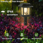 6-Pack Solar Path Lights, Outdoor Garden LED