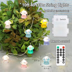 Outdoor String Lights, 10ft Waterproof LED
