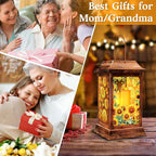 Sunflower Solar Hanging Lanterns, Classic Porch Decor