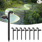 8-Pack Solar Spotlights, Yard Lights