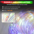 Patio String Lights, 8ft Weatherproof LED