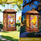 Butterfly Solar Lantern Set, Classic Patio Lighting
