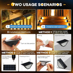 Solar Step Lights, Waterproof Yard