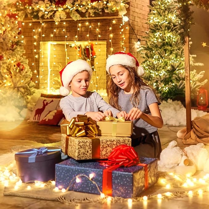 21ft Christmas LED String Lights, Waterproof Timer Lights