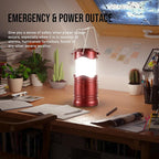 4-Pack Classic Garden Solar Lanterns for Garden, Waterproof LED