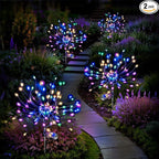 Solar Pathway Lights, Waterproof LED Garden Lights