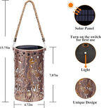 Solar Butterfly Lanterns, Yard Hanging LED Decor