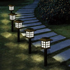 Solar Garden Path Lights 8-Pack, Waterproof