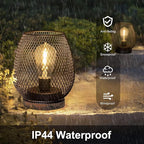 Backyard Solar Hanging Lanterns 2-Pack, Decorative Patio Decor