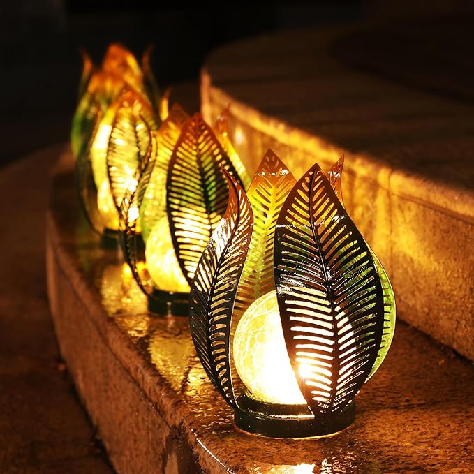 Solar Path Lights, Outdoor Driveway LED