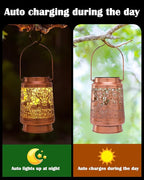 Solar Backyard Lanterns, Patio Hanging LED Decor
