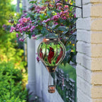 Cardinal Solar Lantern Set, Elegant Garden Lighting