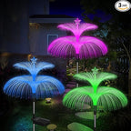 3-Pack Solar Path Lights, Outdoor Garden LED