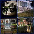 4-Pack Solar Spotlights, Waterproof Yard LED