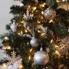 16ft Christmas LED String Lights, Waterproof Timer Lights
