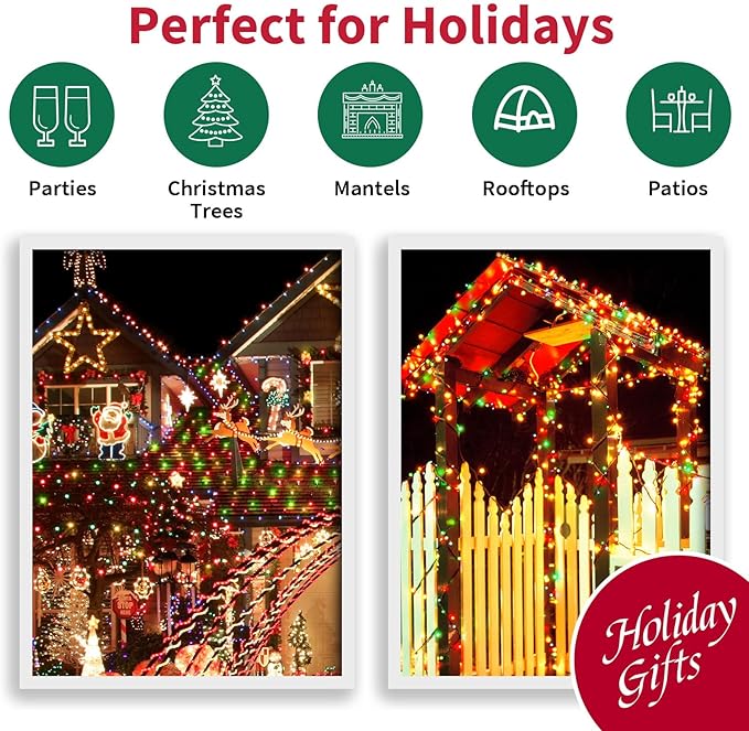 Christmas Fairy Lights, 6ft Battery Twinkle Lights