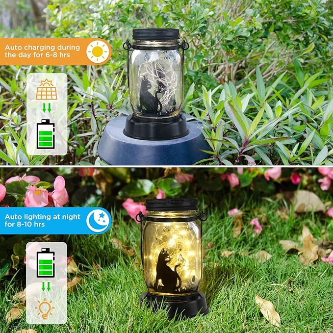 Butterfly Solar Lanterns, Waterproof LED Outdoor Lights
