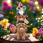 11" Gnome Solar Lawn Figurine Light, Waterproof