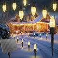 50ft Christmas LED String Lights, Waterproof Timer Lights
