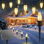 50ft Christmas LED String Lights, Waterproof Timer Lights