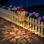 Hummingbird Solar Lantern Set, Decorative Garden Lighting